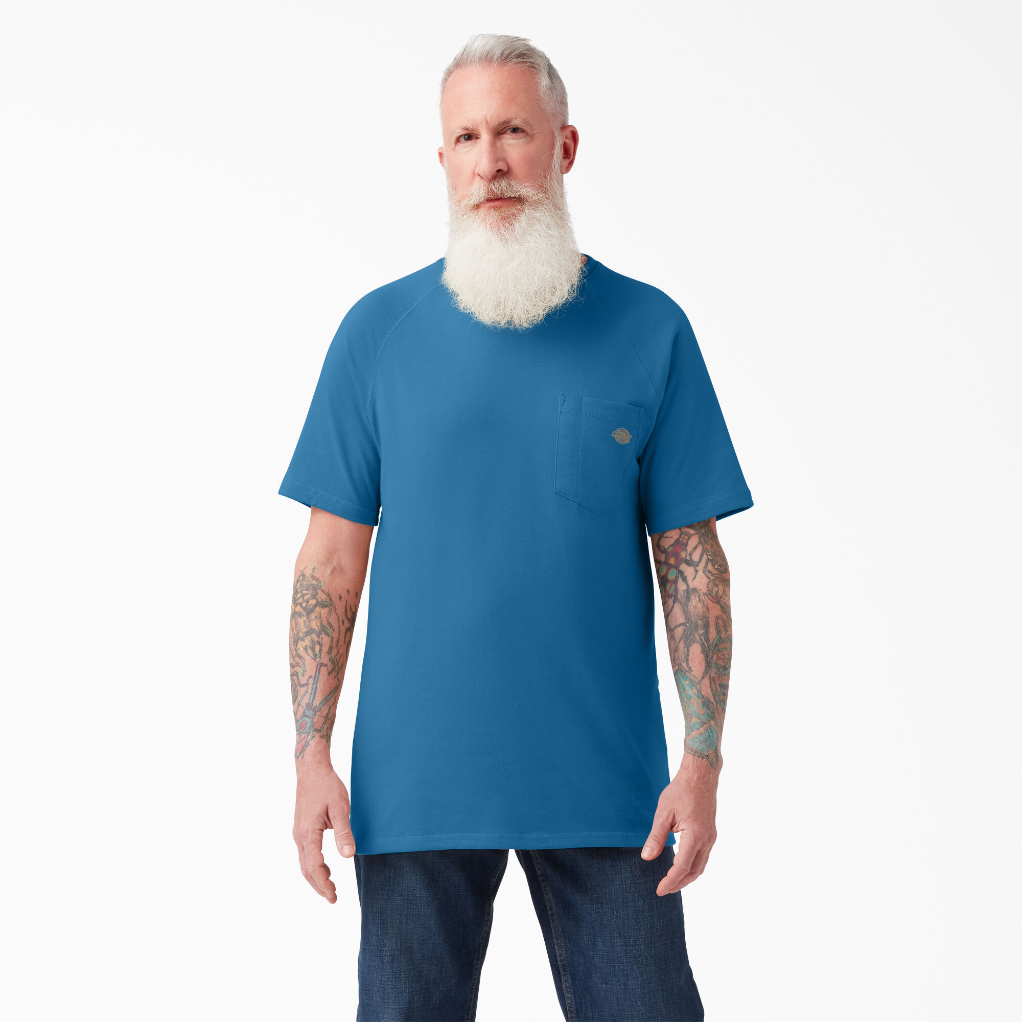 Dickies short sleeve denim shirt sales
