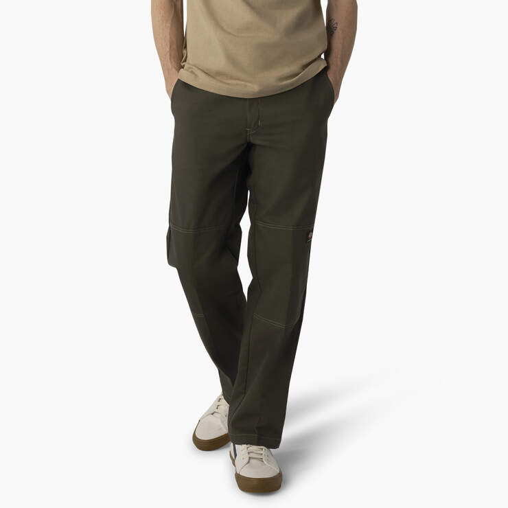 Pantalon à genoux renforcés de skateboard Dickies, coupe standard - Olive Green (OG) numéro de l’image 1