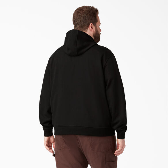 Tri-Color Logo Fleece Hoodie - Black &#40;BK&#41;