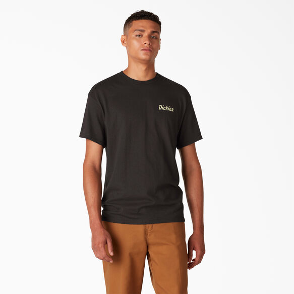 T-shirt de skateboard Dickies avec imprim&eacute; Split - Black &#40;BK&#41;