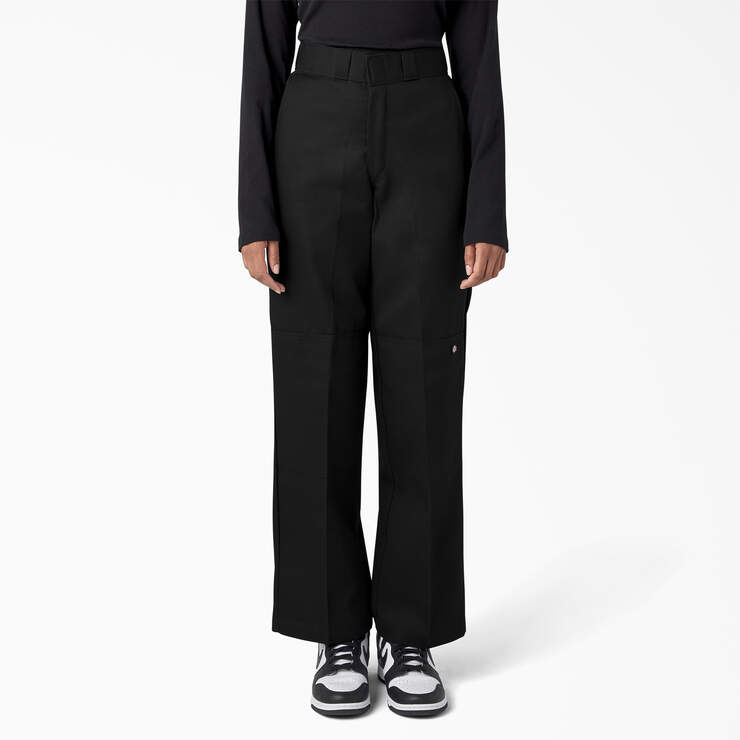 Pantalon de travail de coupe ample à genoux renforcés pour femmes - Black (BK) numéro de l’image 1
