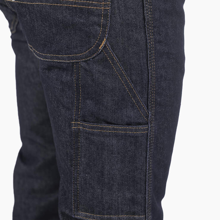 FLEX Regular Fit Carpenter Jeans - Rinsed Indigo Blue (RNB) image number 6