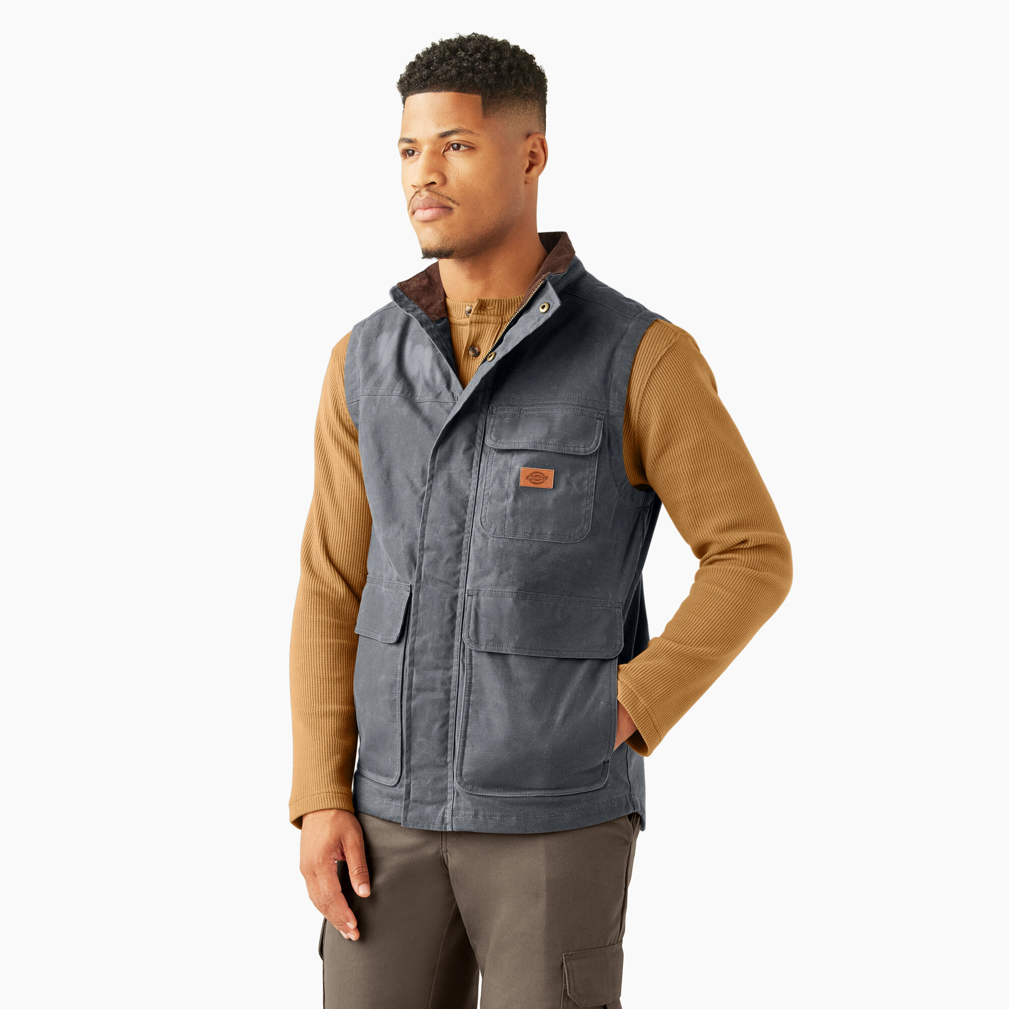 Fully Waxed Canvas Vest Dickies Canada