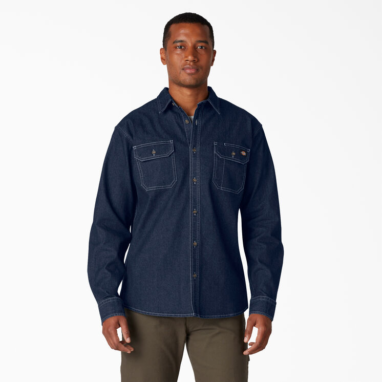 Chemise FLEX en denim - Dark Denim Wash &#40;DW2&#41;