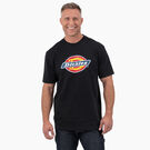 T-shirt imprim&eacute; avec logo tricolore &agrave; manches courtes - Black &#40;KBK&#41;