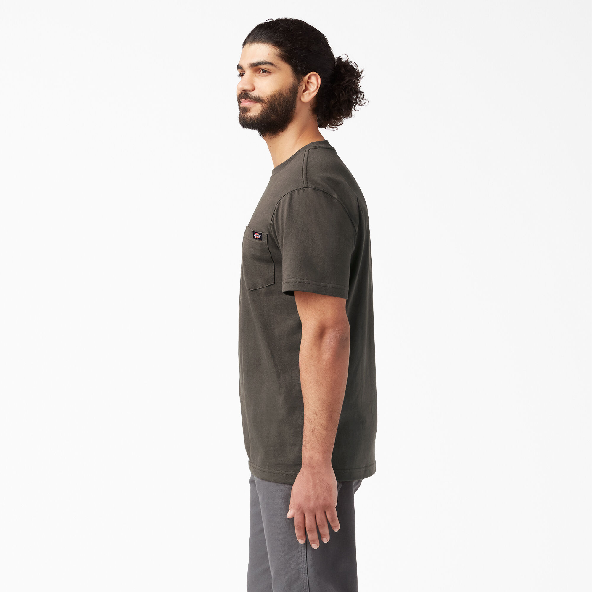 Dickies men's short sleeve heavyweight crew neck 2025 pocket tee