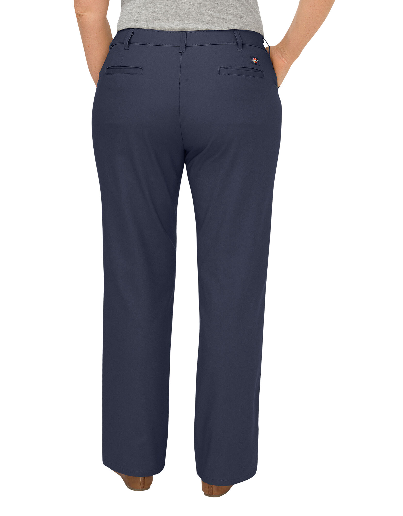 Curvy fit straight leg pants top