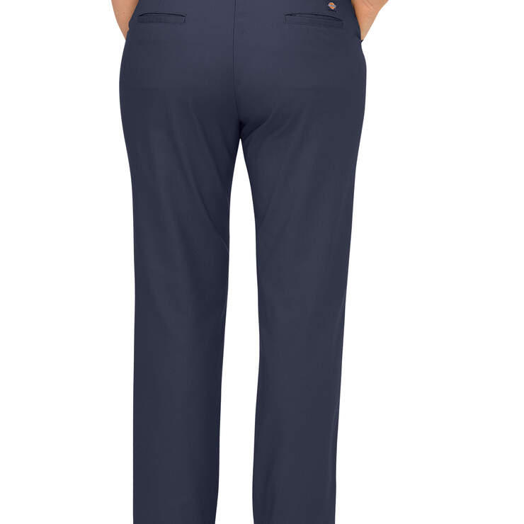 Women's Premium Curvy Fit Straight Leg Flat Front Pants (Plus) - Dark Navy (DN) numéro de l’image 2