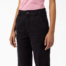 Pantalon en coutil de coupe standard pour femmes - Stonewashed Black &#40;SBK&#41;