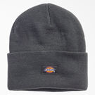 Tuque longue en tricot &agrave; revers - Dark Charcoal Gray &#40;DC&#41;