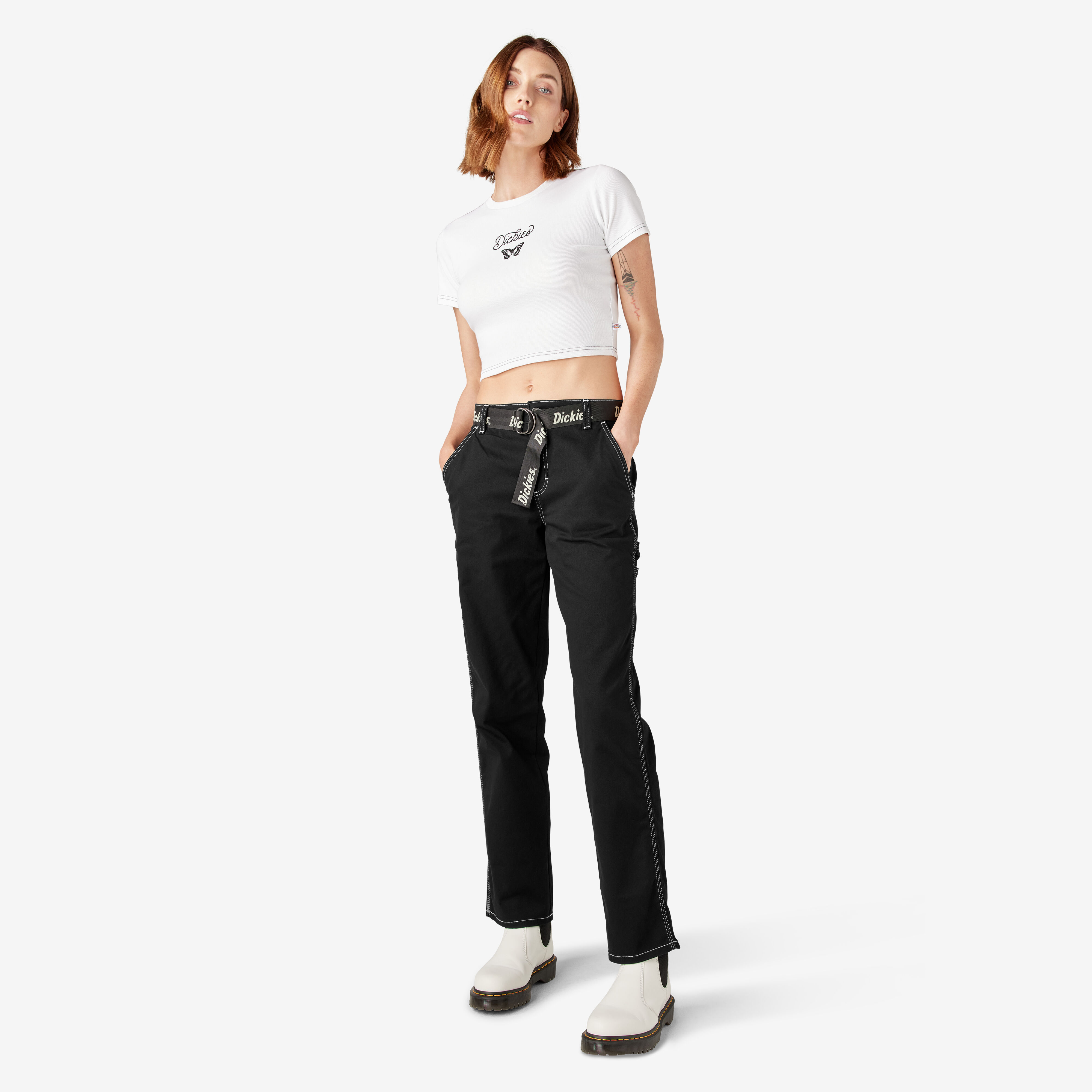 Dickies khaki deals pants womens