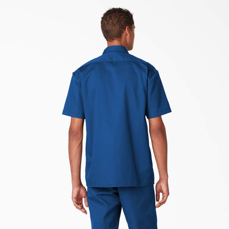 Short Sleeve Work Shirt - Royal Blue (RB) image number 2