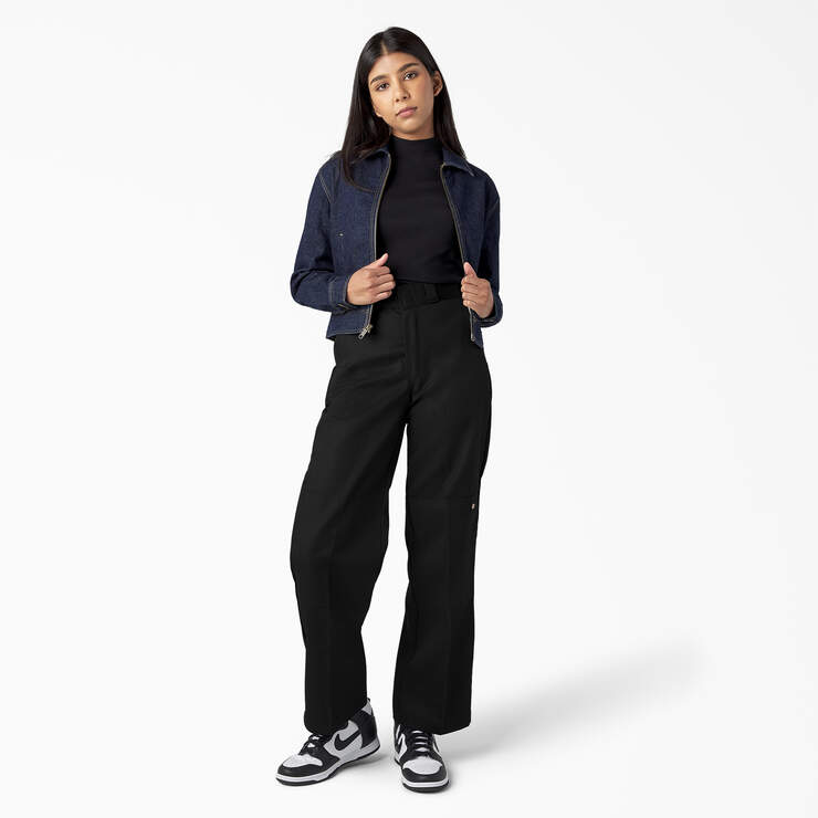 Pantalon de travail de coupe ample à genoux renforcés pour femmes - Black (BK) numéro de l’image 5