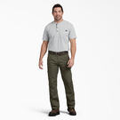 FLEX Regular Fit Straight Leg Tough Max&trade; Ripstop Carpenter Pant - Rinsed Moss Green &#40;RMS&#41;