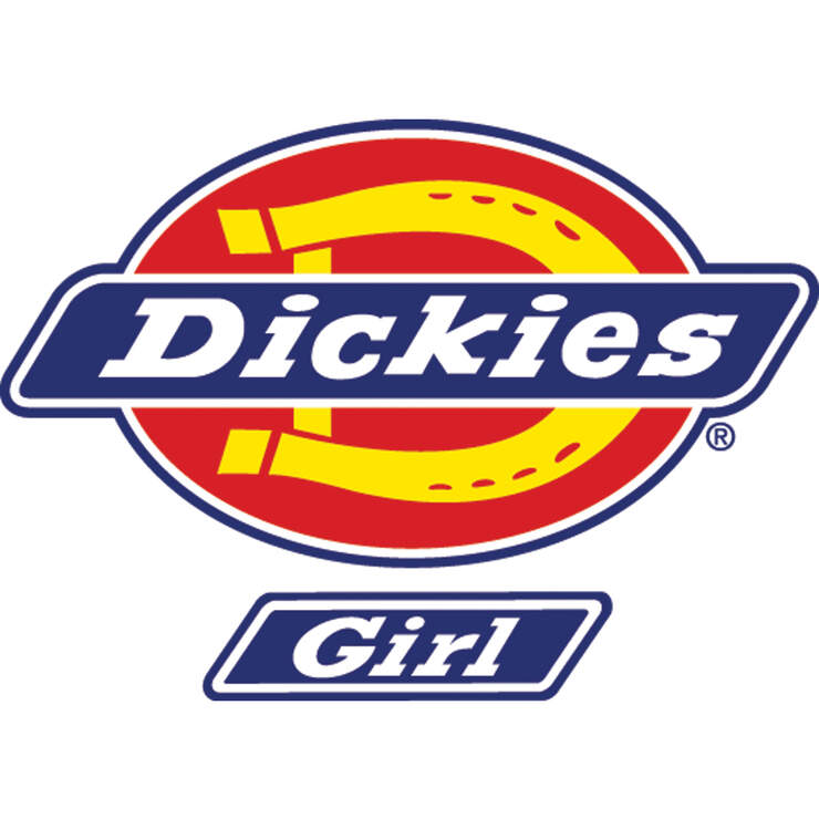 Dickies Girl Juniors' Original Fit Lowrider Straight Leg Pants - Black (BLK) image number 3