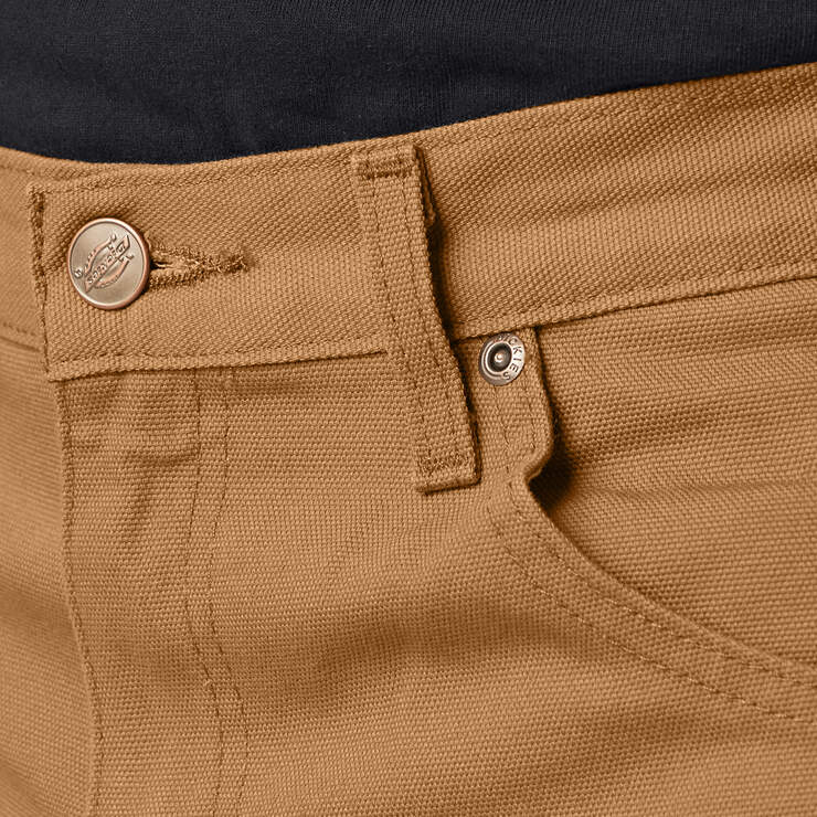 Pantalon menuisier de coupe décontractée en coutil épais - Rinsed Brown Duck (RBD) numéro de l’image 13