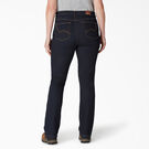Jeans en denim taille haute &agrave; jambe semi-&eacute;vas&eacute;e Forme parfaite taille plus pour femmes - Rinsed Indigo Blue &#40;RNB&#41;
