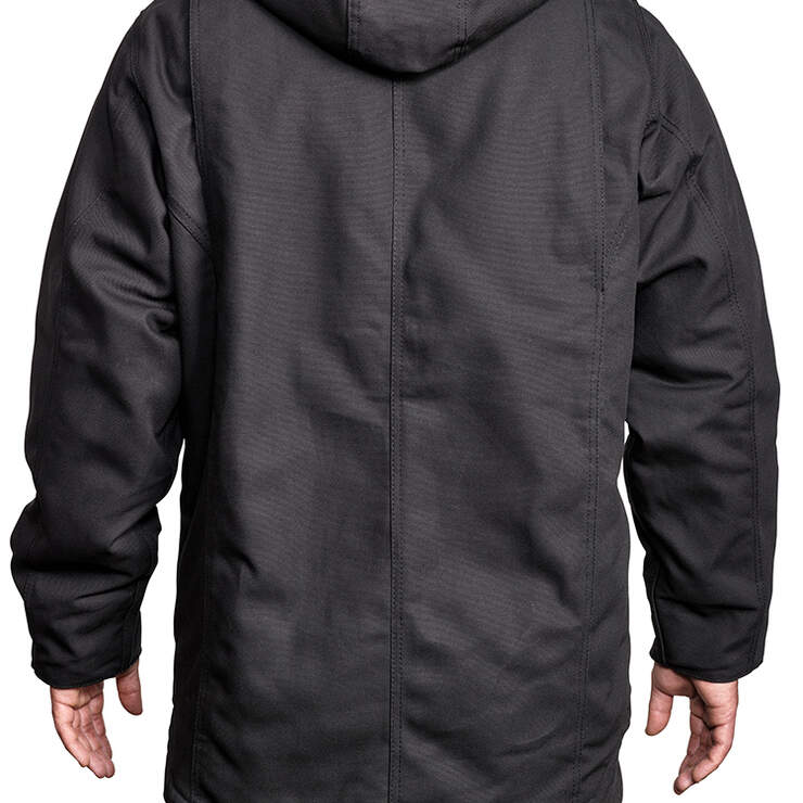 Premium Duck Hooded Jacket - Black (BK) image number 2