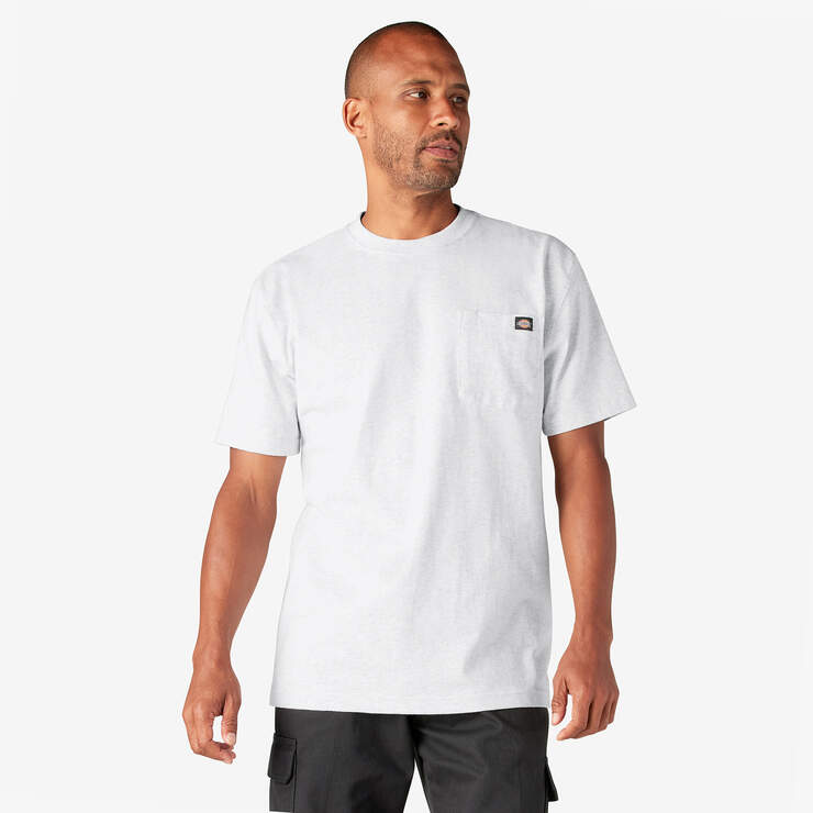 T-shirt épais à manches courtes et à poche - Ash Gray (AG) numéro de l’image 1