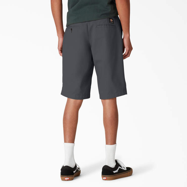 FLEX Skateboarding Slim Fit Shorts, 11" - Charcoal Gray (CH) image number 2