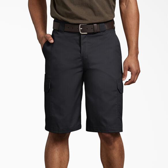 FLEX Regular Fit Cargo Shorts, 11&quot; - Black &#40;BK&#41;