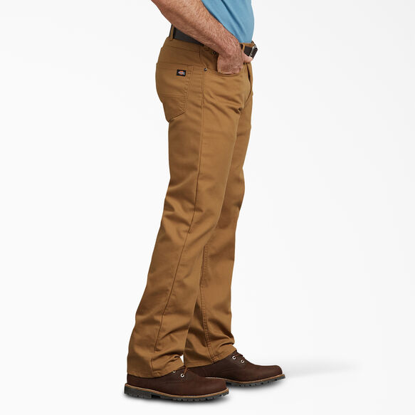 Pantalon en coutil de coupe standard - Stonewashed Brown Duck &#40;SBD&#41;