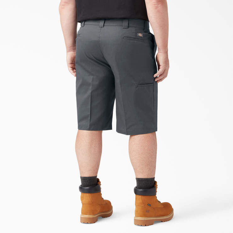 Short sans pli à ceinture adaptable - Charcoal Gray (CH) numéro de l’image 5