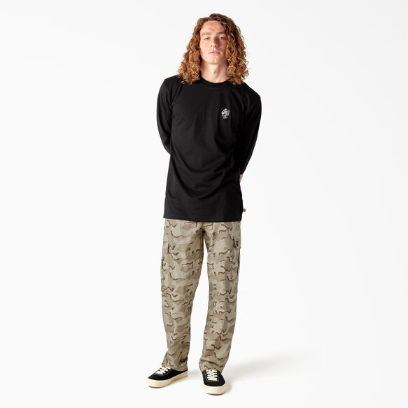 Pantalon cargo de skateboard Dickies de coupe ample &agrave; motif camouflage - Desert Camo &#40;DRC&#41;