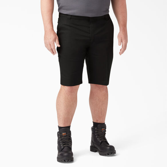 FLEX Cooling Active Waist Regular Fit Shorts, 11&quot; - Black &#40;BK&#41;