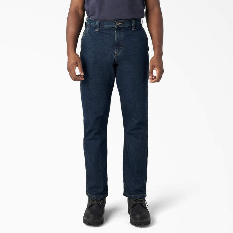 FLEX Regular Fit Carpenter Utility Jeans - Dark Denim Wash (DWI) image number 1