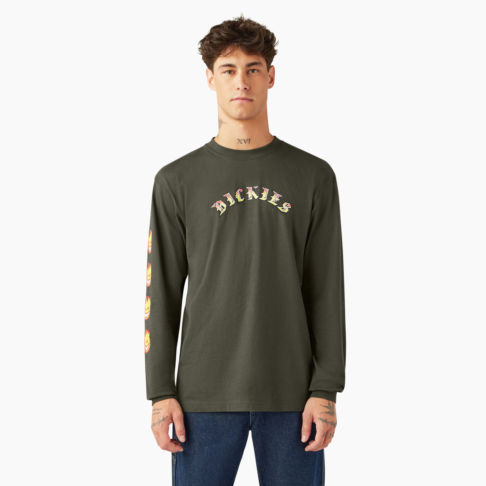 Divided long sleeve shirts top
