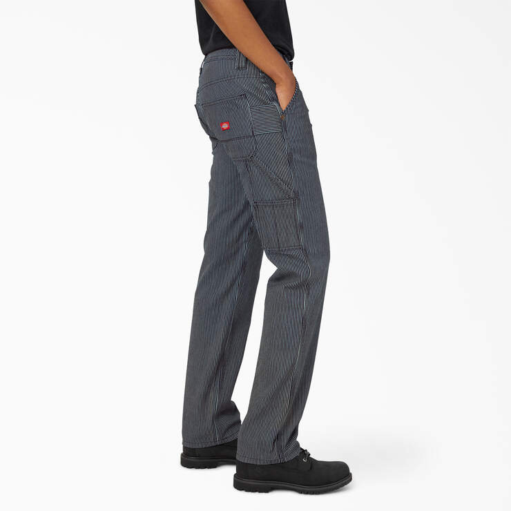 Pantalon menuisier de coupe décontractée à rayures hickory FLEX pour femmes - Rinsed Hickory Stripe (RHS) numéro de l’image 4
