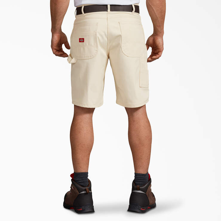 Relaxed Fit Carpenter Painter Shorts, 11" - Natural Beige (NT) image number 2