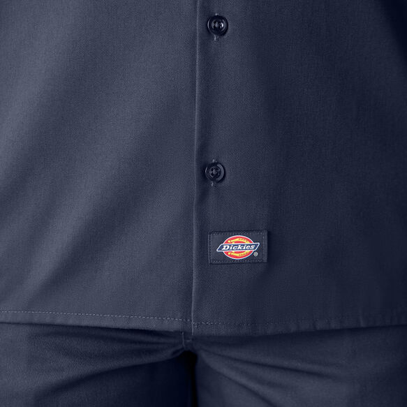 Short Sleeve Work Shirt - Navy Blue &#40;NV&#41;