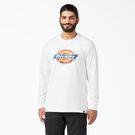 T-shirt &agrave; manches longues embl&eacute;matique de coupe standard avec imprim&eacute; - White &#40;AWH&#41;