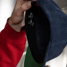 Casquette en velours c&ocirc;tel&eacute; Jake&nbsp;Hayes - Ink Navy &#40;IK&#41;