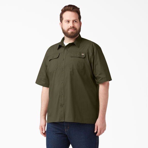 Short Sleeve Ripstop Shirt - Rinsed Military Green &#40;RML&#41;