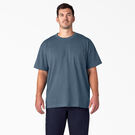 Heavyweight Heathered Short Sleeve Pocket T-Shirt - Baltic Blue &#40;BUD&#41;