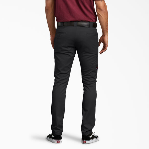 Pantalon de travail de coupe &eacute;troite &agrave; genou renforc&eacute; - Black &#40;BK&#41;