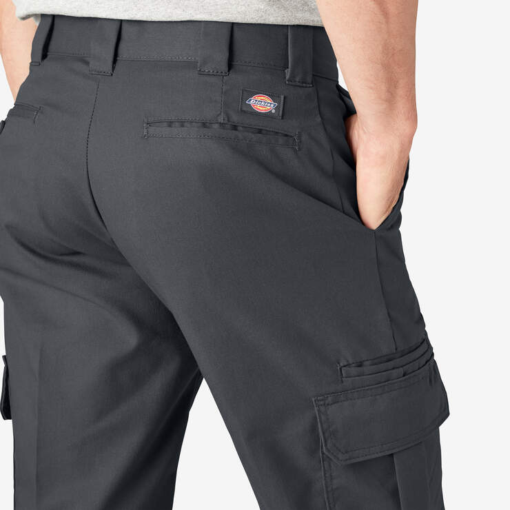 Pantalon cargo de coupe standard en tissu FLEX - Charcoal Gray (CH) numéro de l’image 9