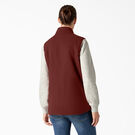 Gilet en toile de coutil avec doublure de molleton pour femmes - Rinsed Fired Brick &#40;RFR&#41;