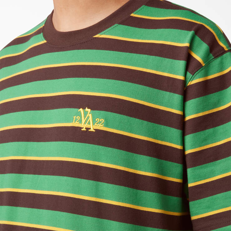 T-shirt rayé Vincent Alvarez - Leaf Green Stripe (GSL) numéro de l’image 4