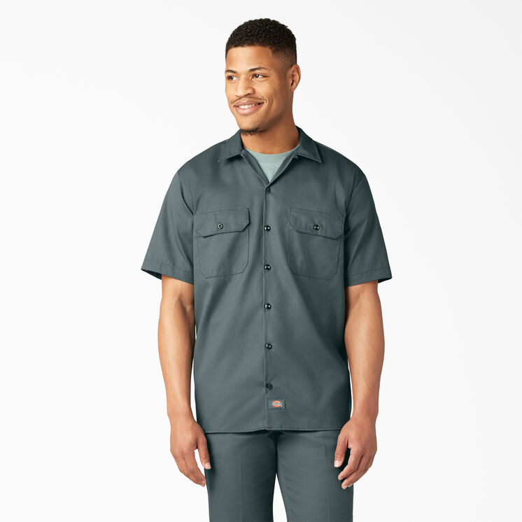 Short Sleeve Work Shirt - Lincoln Green &#40;LN&#41;