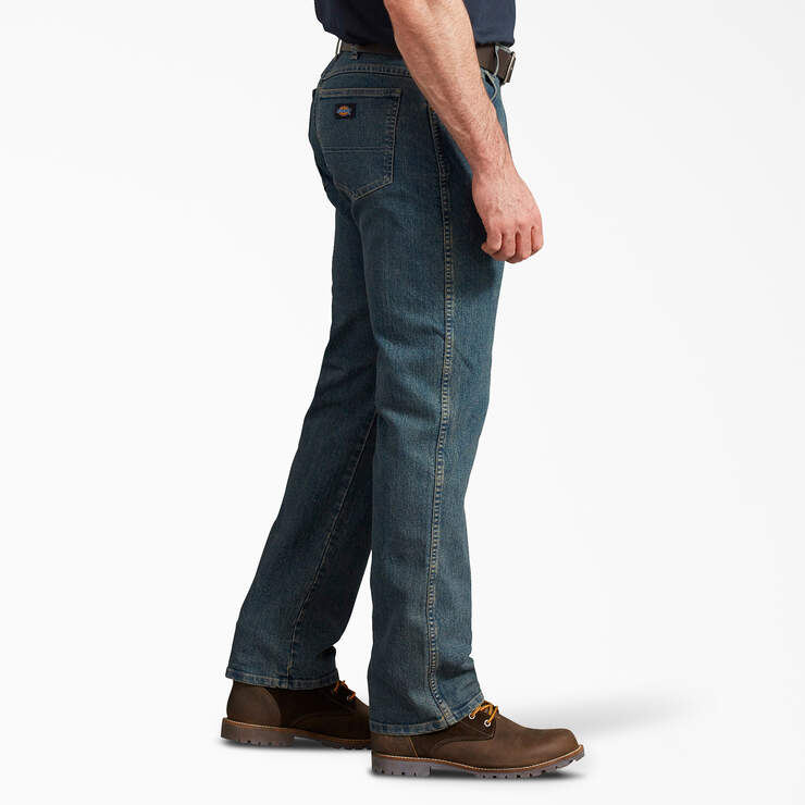 Jeans de coupe standard à ceinture adaptable FLEX - Heritage Tinted Khaki (THK) numéro de l’image 3