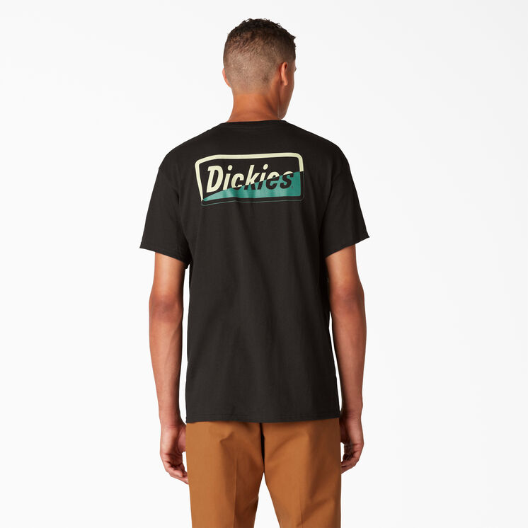 T-shirt de skateboard Dickies avec imprim&eacute; Split - Black &#40;BK&#41;