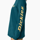 T-shirt imprim&eacute; &eacute;pais &agrave; manches longues pour femmes - Deep Lagoon &#40;DGN&#41;