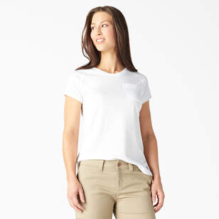 T-shirt rafraîchissant à manches courtes et à poche pour femmes