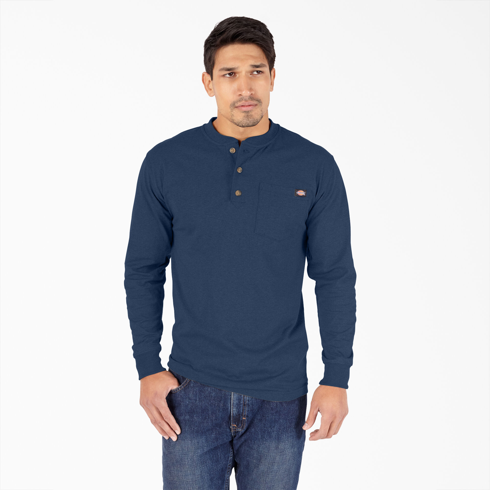 Dickies long 2025 sleeve polo