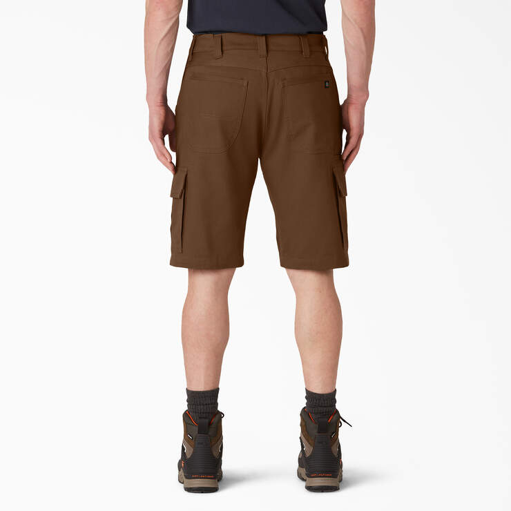 DuraTech Ranger Relaxed Fit Duck Shorts, 11" - Timber Brown (TB) image number 2