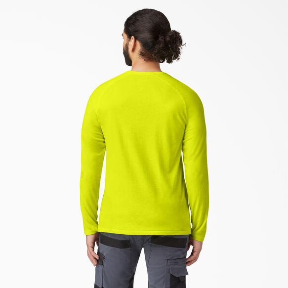 Cooling Long Sleeve Pocket T-Shirt - Bright Yellow &#40;BWD&#41;